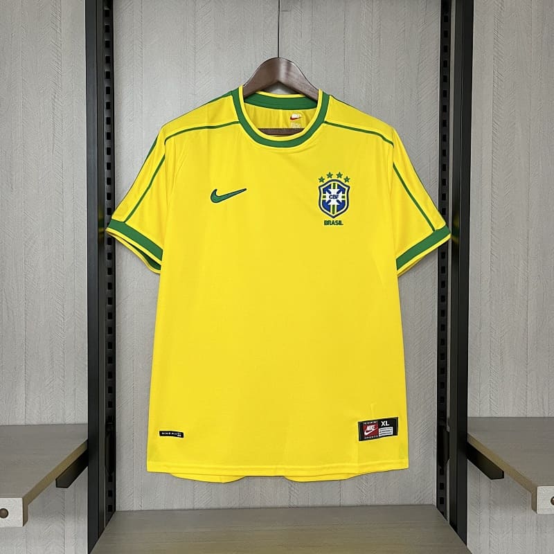 Camisa Brasil Retrô 1998 Home — Torcedor