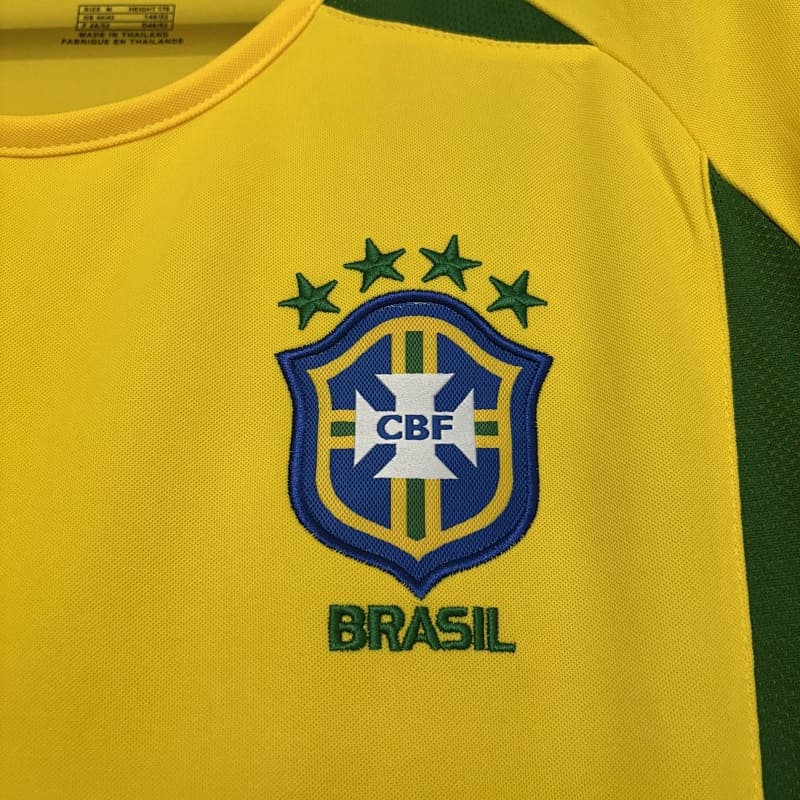 Camisa Brasil Retrô 2002 Home —  Torcedor