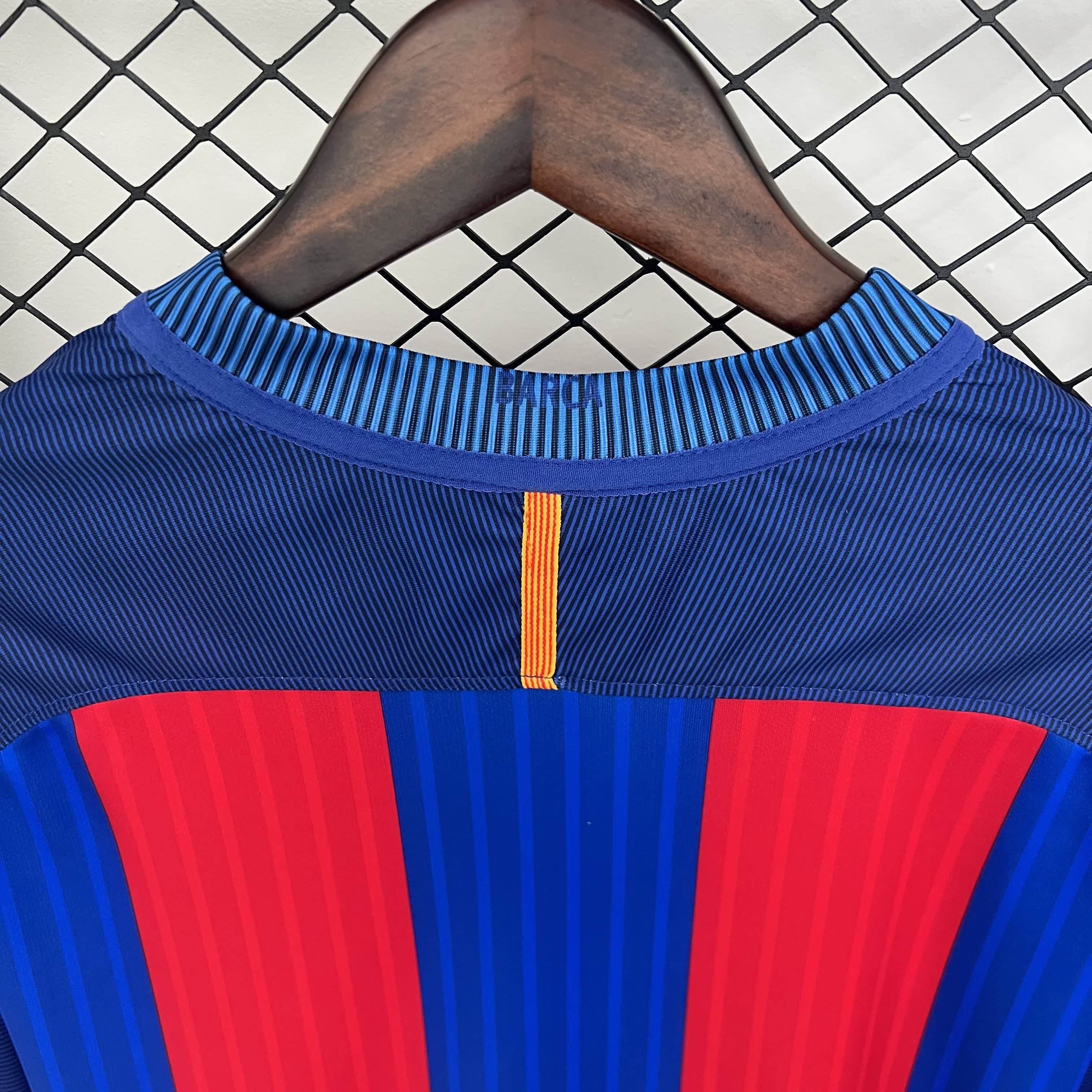 Camisa Barcelona Manga Longa Retrô 16/17 — Torcedor