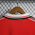 Camisa Manchester United Manga Longa Retrô 98/99 Home — Torcedor