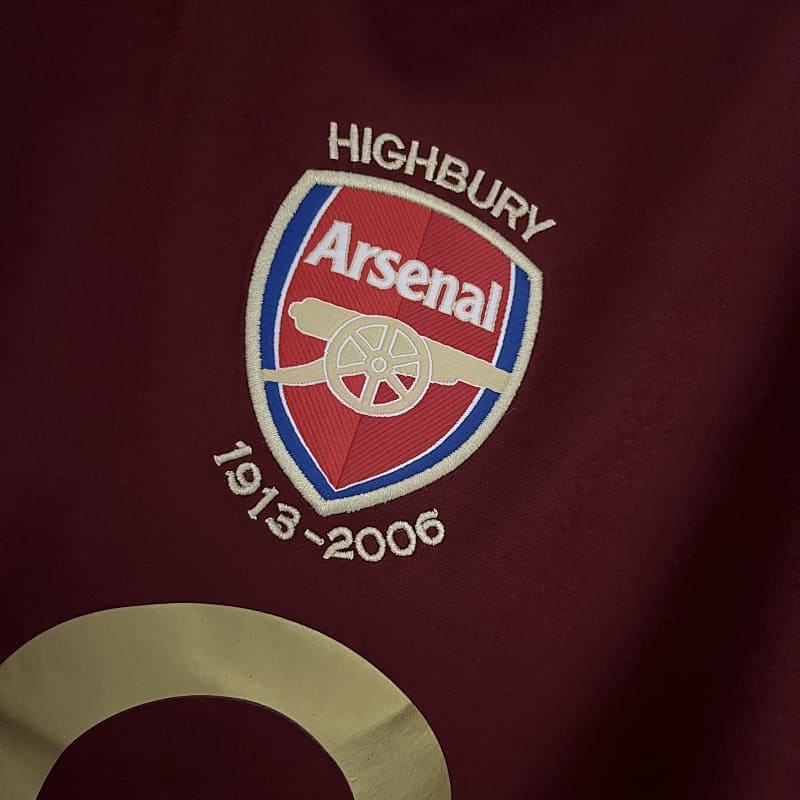 Camisa Arsenal Retrô 05/06 Home — Torcedor