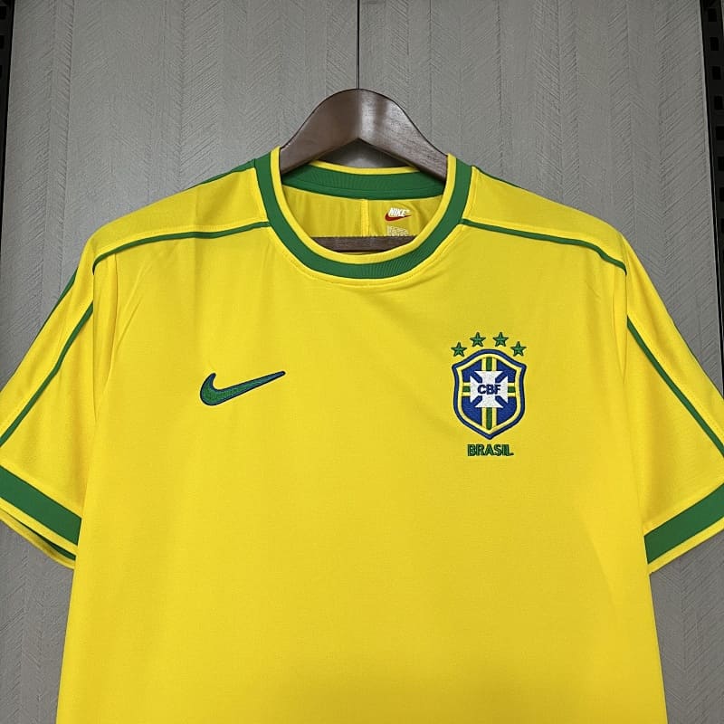 Camisa Brasil Retrô 1998 Home — Torcedor