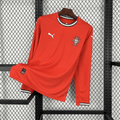 Camisa Portugal Manga Longa 2025 Home — Torcedor