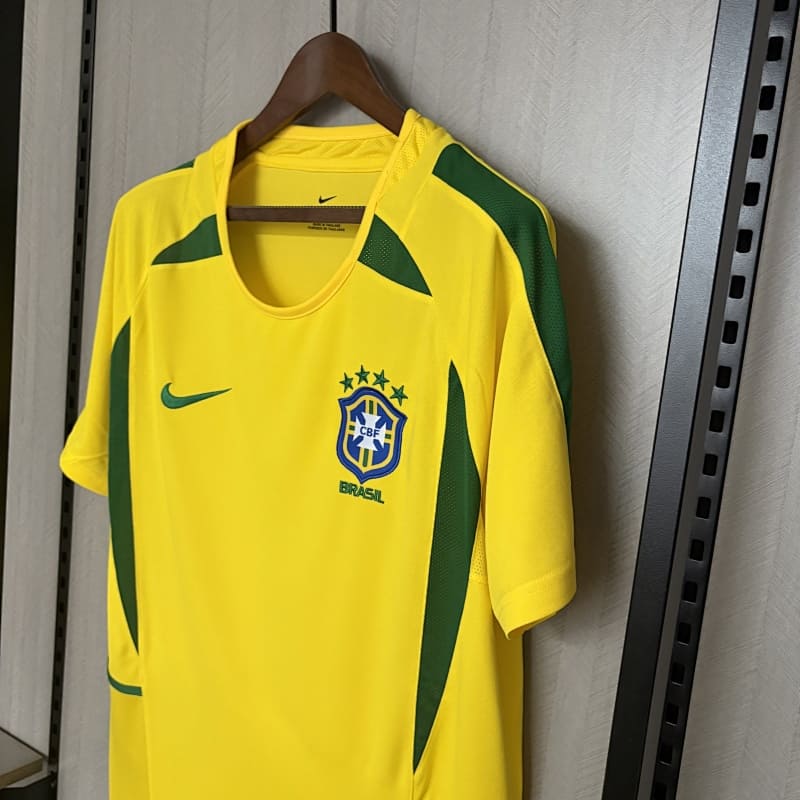 Camisa Brasil Retrô 2002 Home —  Torcedor