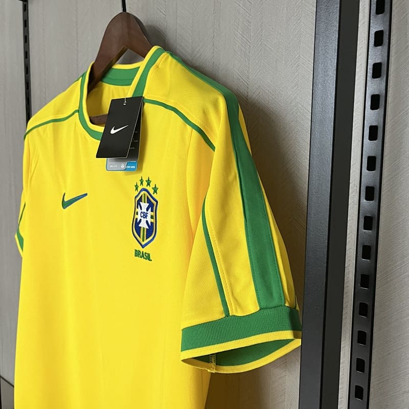 Camisa Brasil Retrô 1998 Home — Torcedor