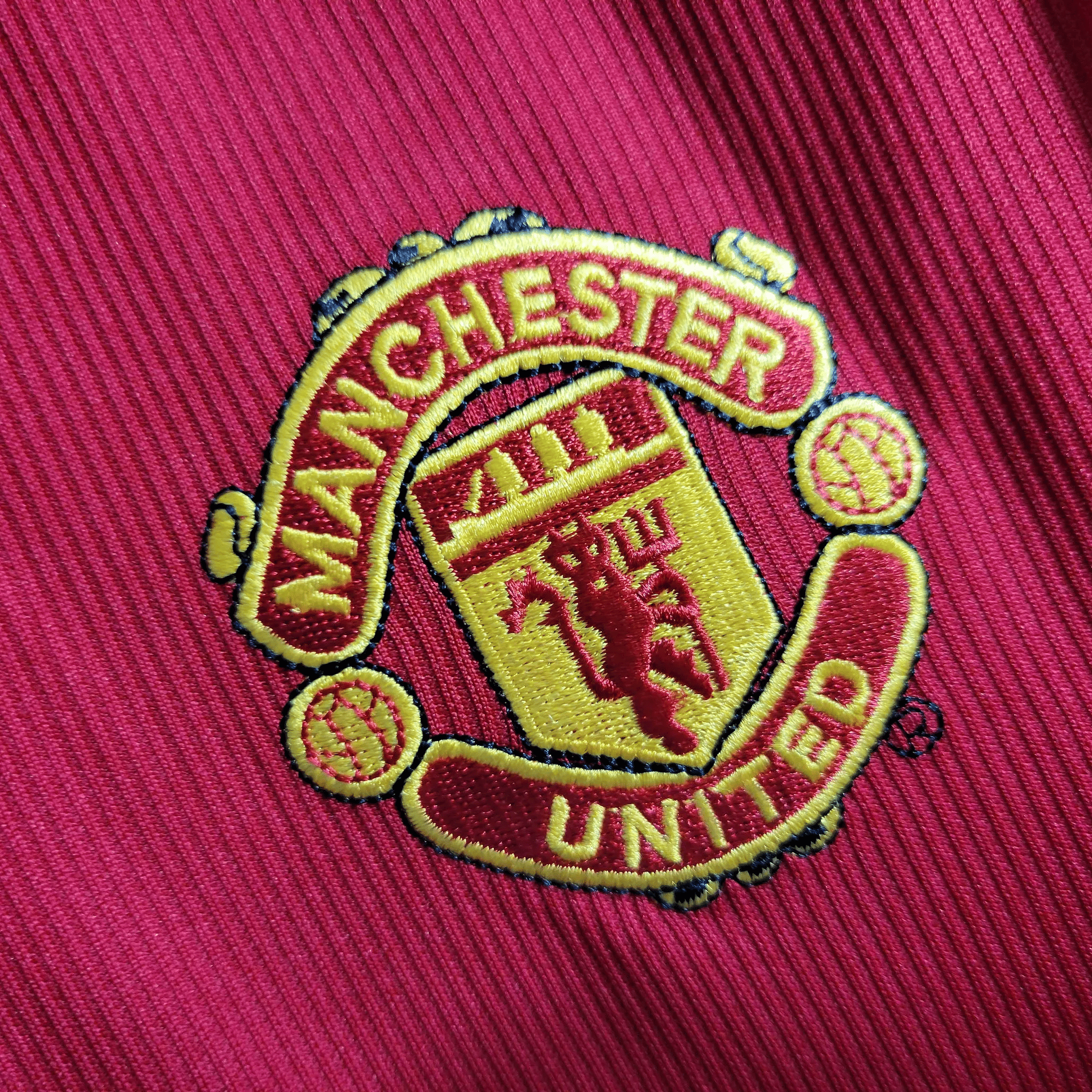 Camisa Manchester United Manga Longa Retrô 98/99 Home — Torcedor