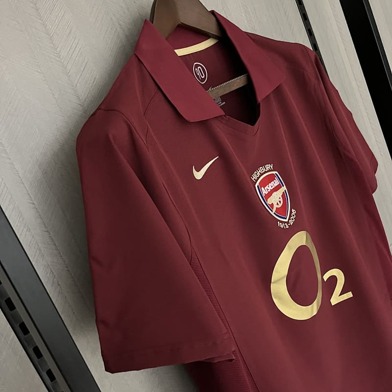 Camisa Arsenal Retrô 05/06 Home — Torcedor