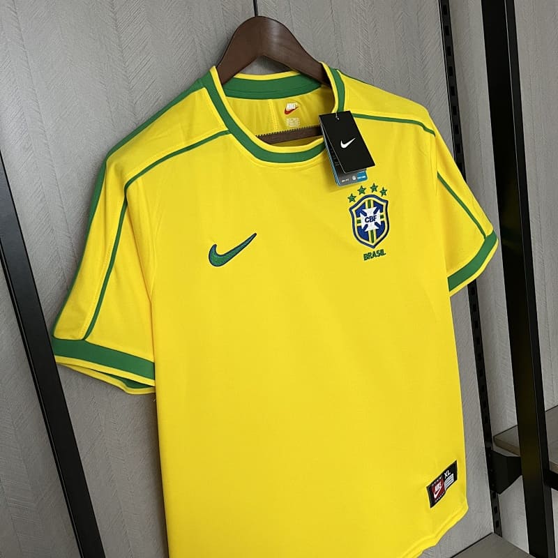 Camisa Brasil Retrô 1998 Home — Torcedor