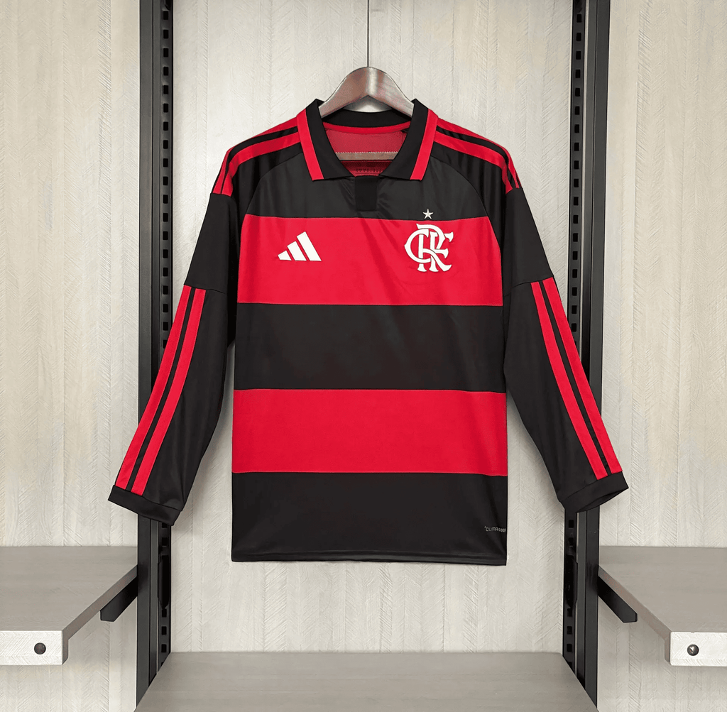 Camisa Flamengo Manga Longa 2026 Home — Torcedor