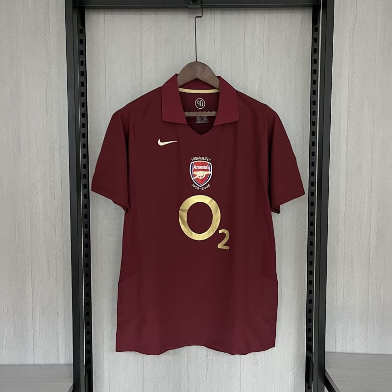 Camisa Arsenal Retrô 05/06 Home — Torcedor