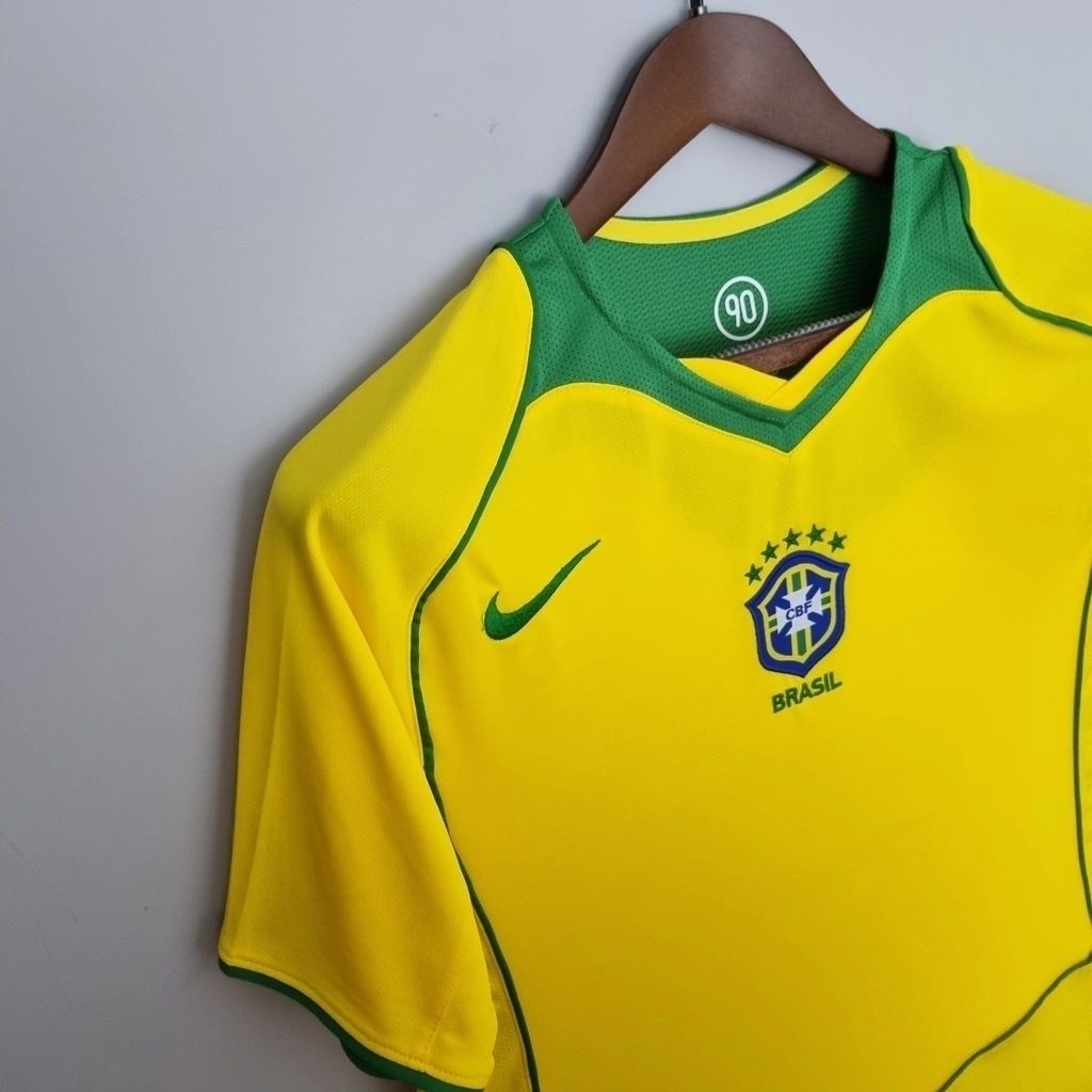 Camisa Brasil Retrô 2004 Home — Torcedor
