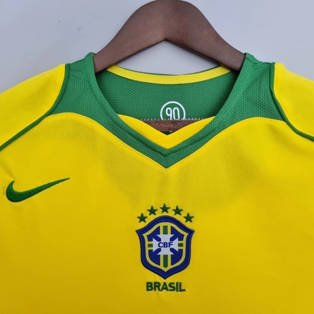 Camisa Brasil Retrô 2004 Home — Torcedor